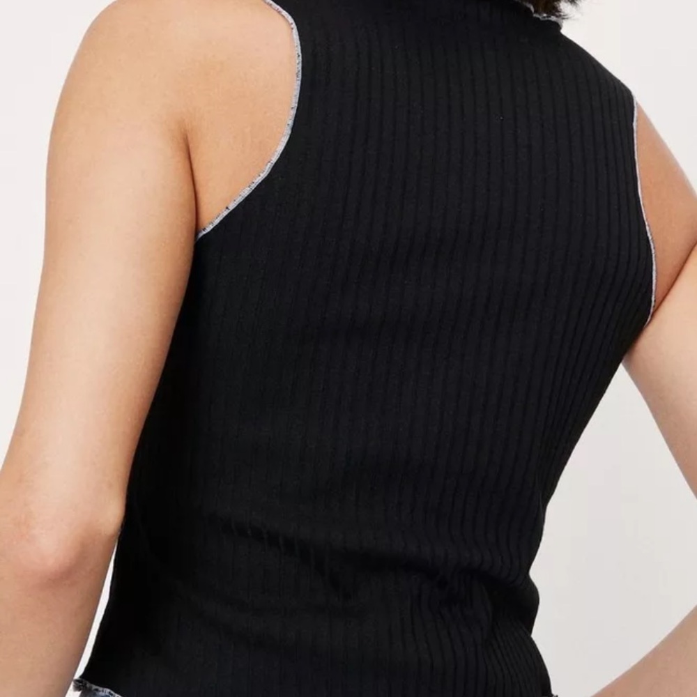 ❌SOLD❌ Nasty Gal Patchwork Design Tank Top - Picture 4 of 6